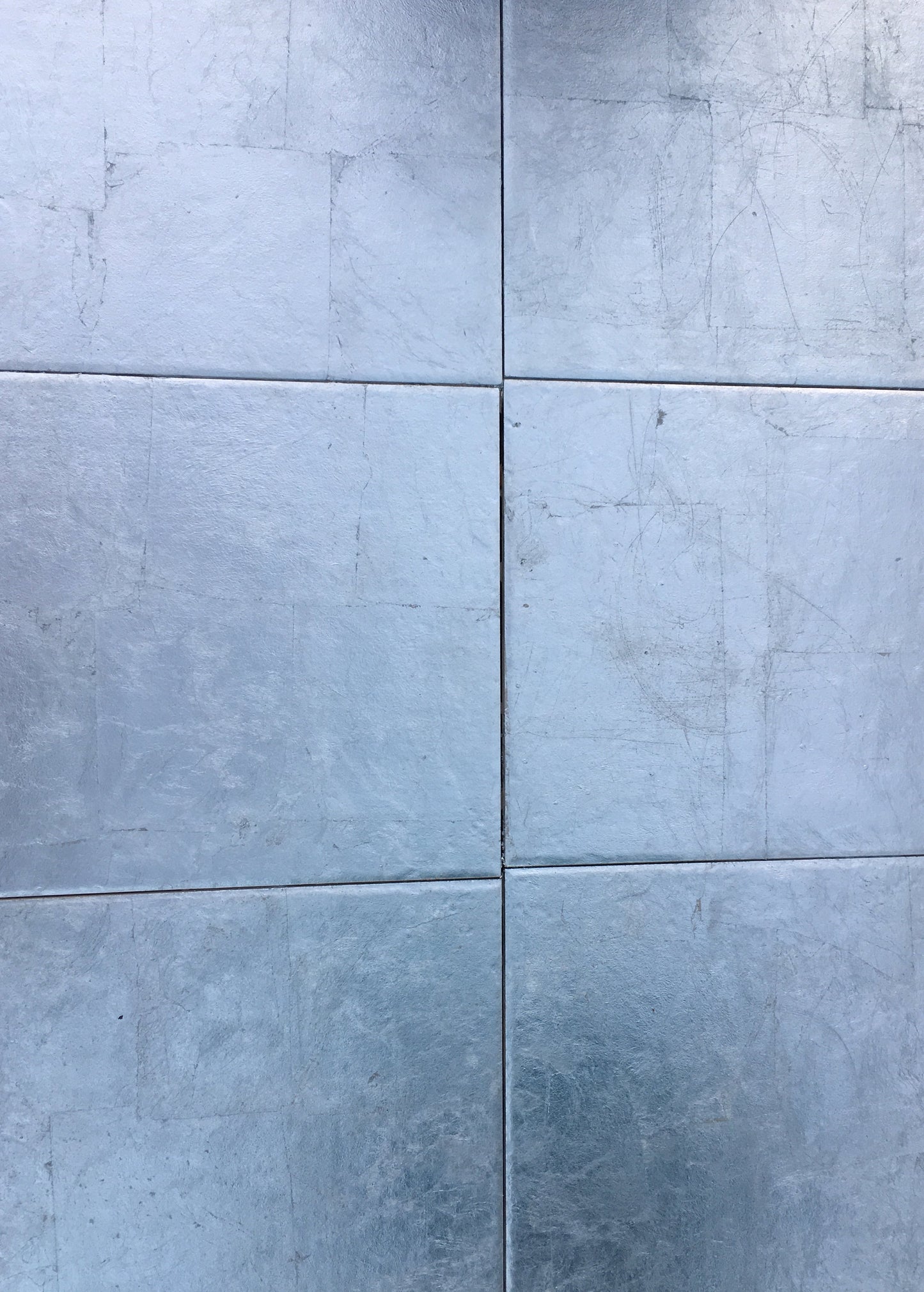 Silver Leaf Ceramic Tile